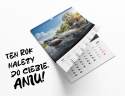 Kalendarz z 2026 13 kartkowy z dedykacją Babci Tosi
